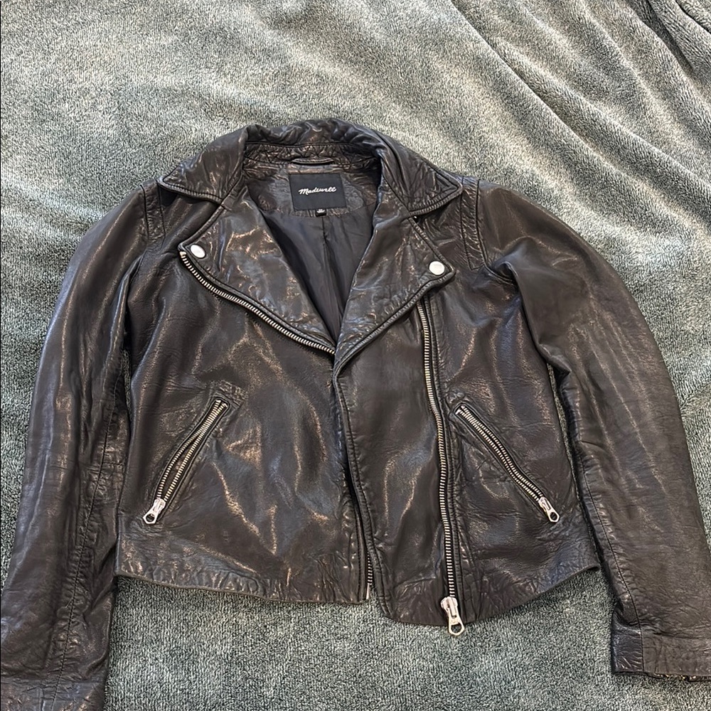 Madewell Black Leather Jacket